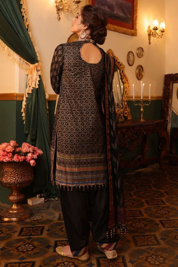 Alkaram FC-7B-22-Black Festive Eid Lawn 2022 Online Shopping